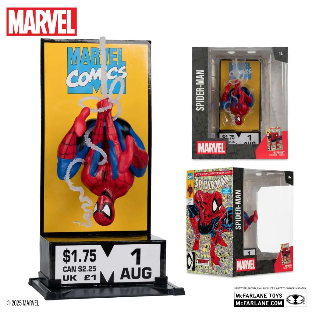 marvel collection 1:10 wv5 spider-man corner box figure
