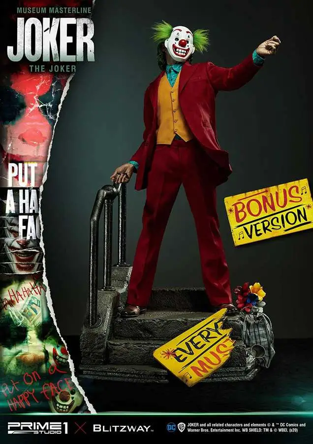 the joker 2019 film 1/3 statue bonus ver