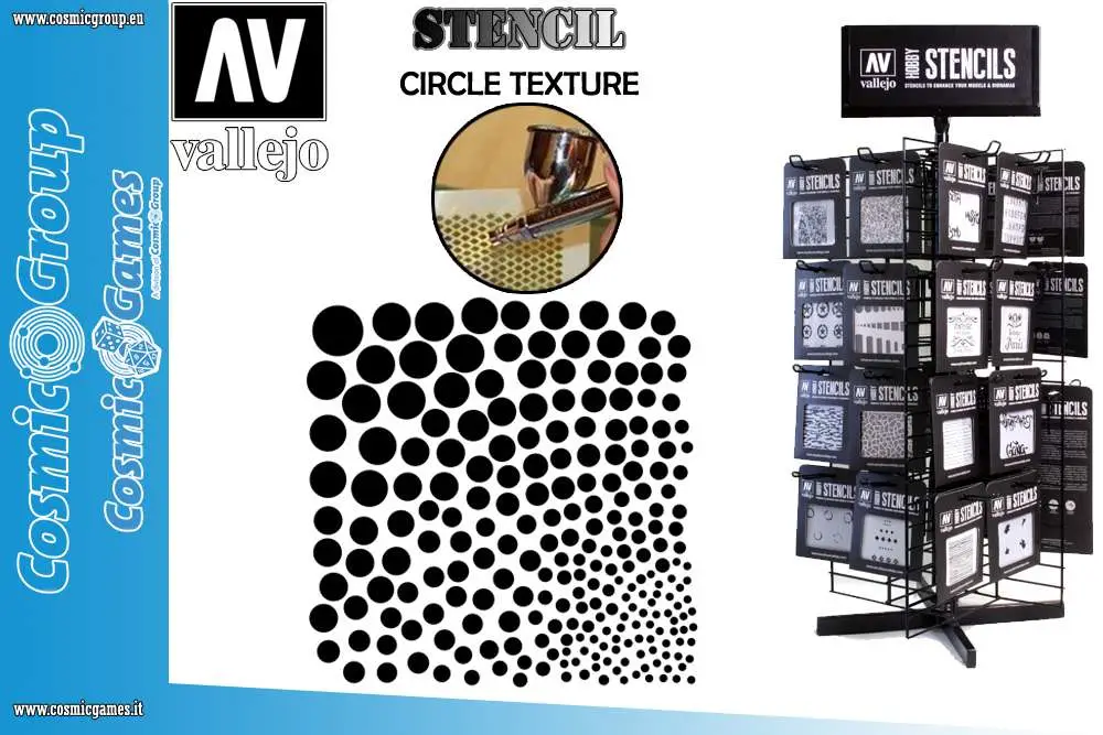 stencil stsf002 circle texture