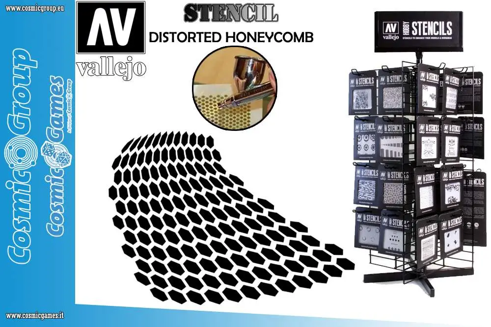 stencil stsf003 distorted honeycomb