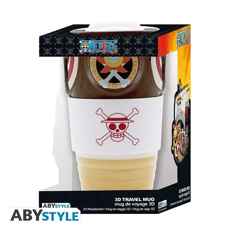 one piece thousand sunny travel mug