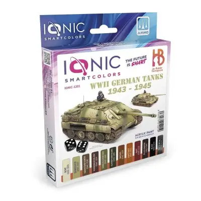Ionic Wwii German Tanks 1943 1945 Paint Set