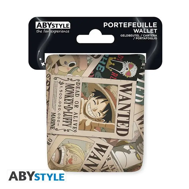 one piece wanted vinyl wallet