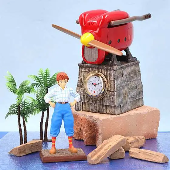 porco rosso &savoia table clock