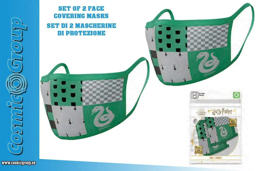 hp slytherin face cover.mask set(2)