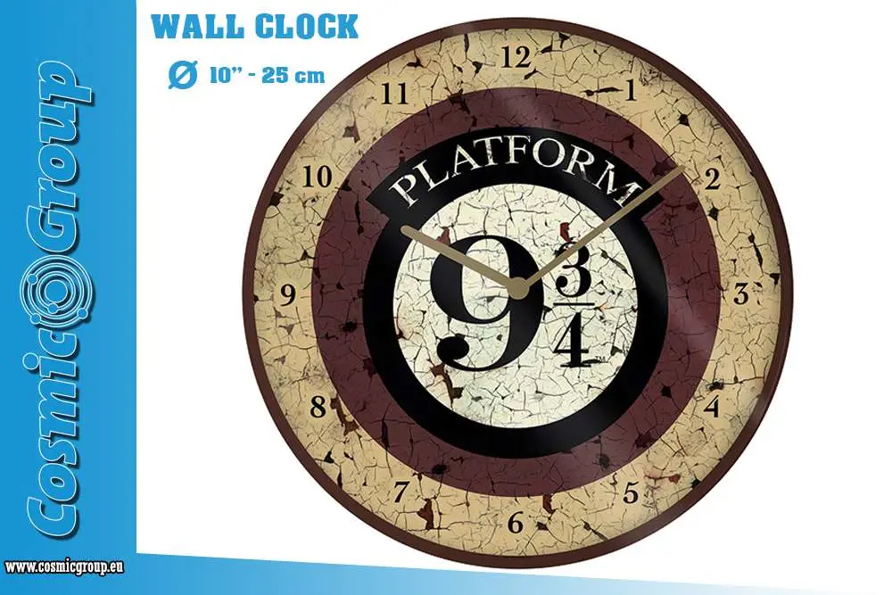 hp platform 9 3/4 wall clock