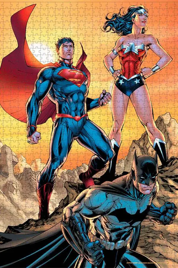 dc universe justice league trio puzzle