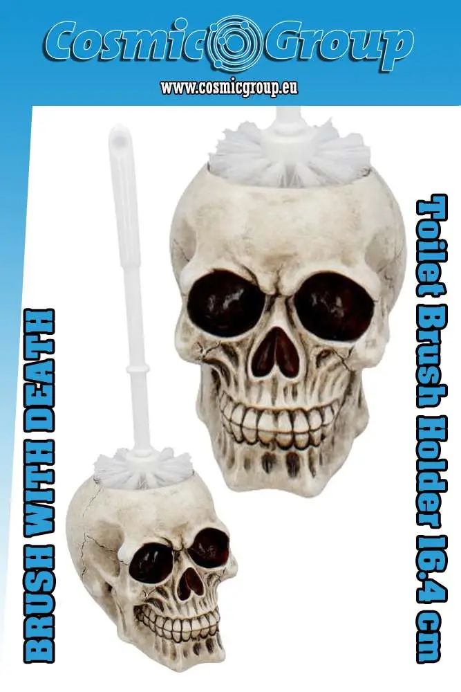 toilet brush with death - natural