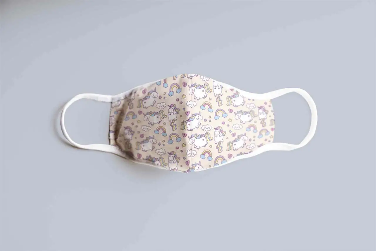 unicorns kids face mask