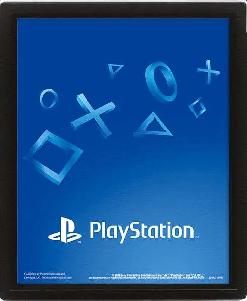 playstation-shapes poster 3d lenticular