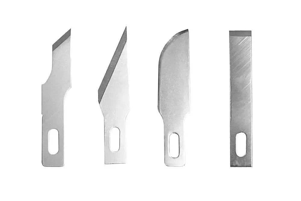 5 assorted blades for knife no. 1
