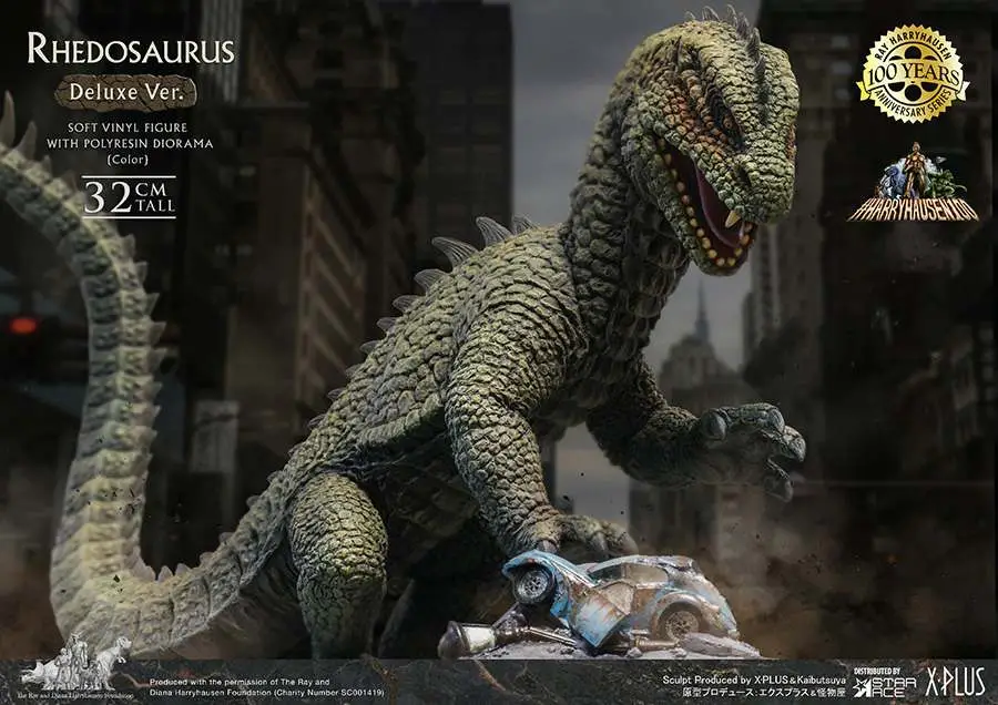 rhedosaurus color dlx vinyl statue