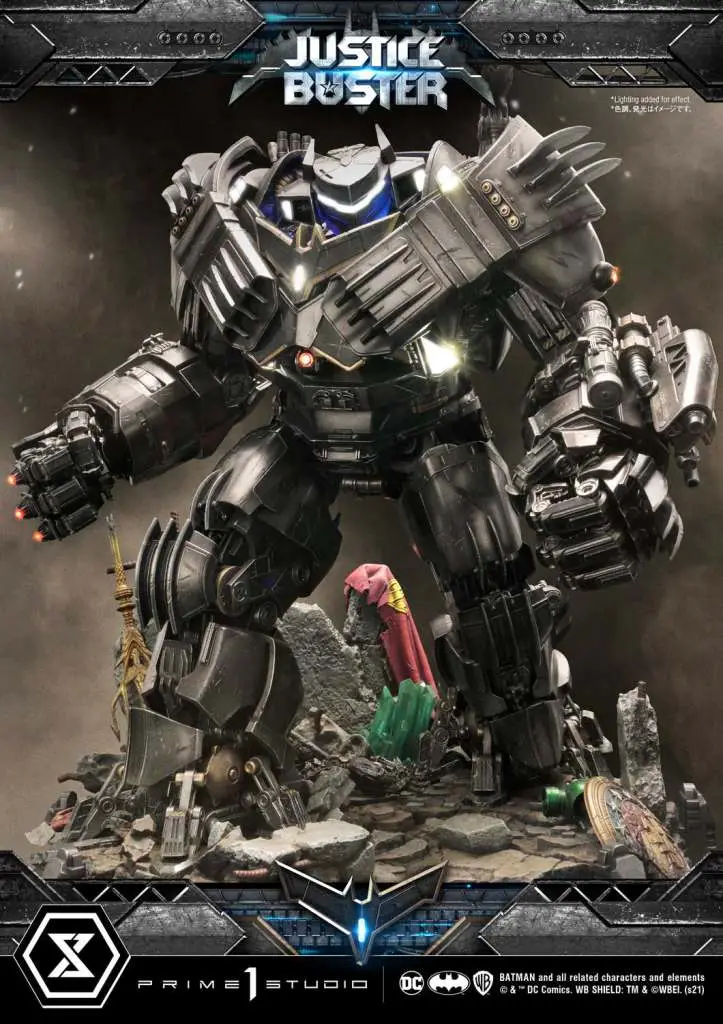 batman justice buster by nizzi statue