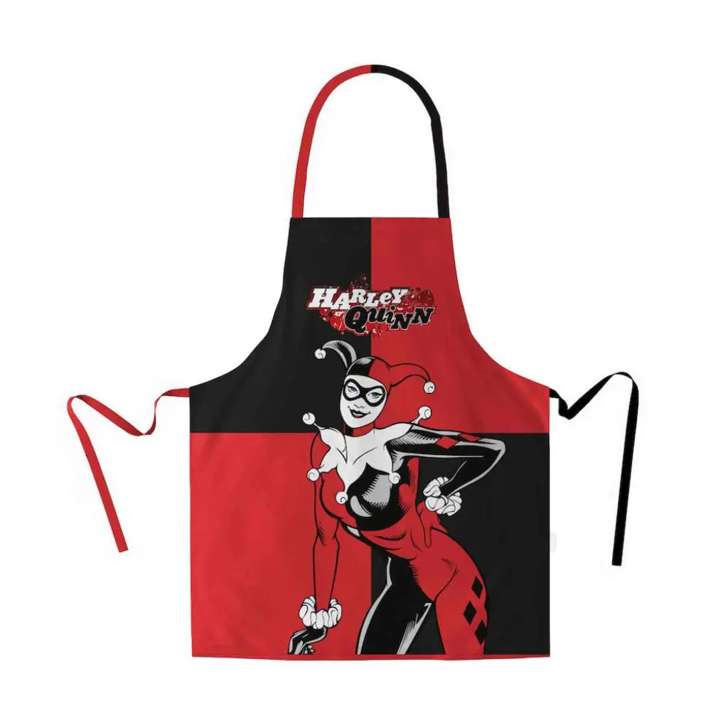 dc comics harley quinn apron