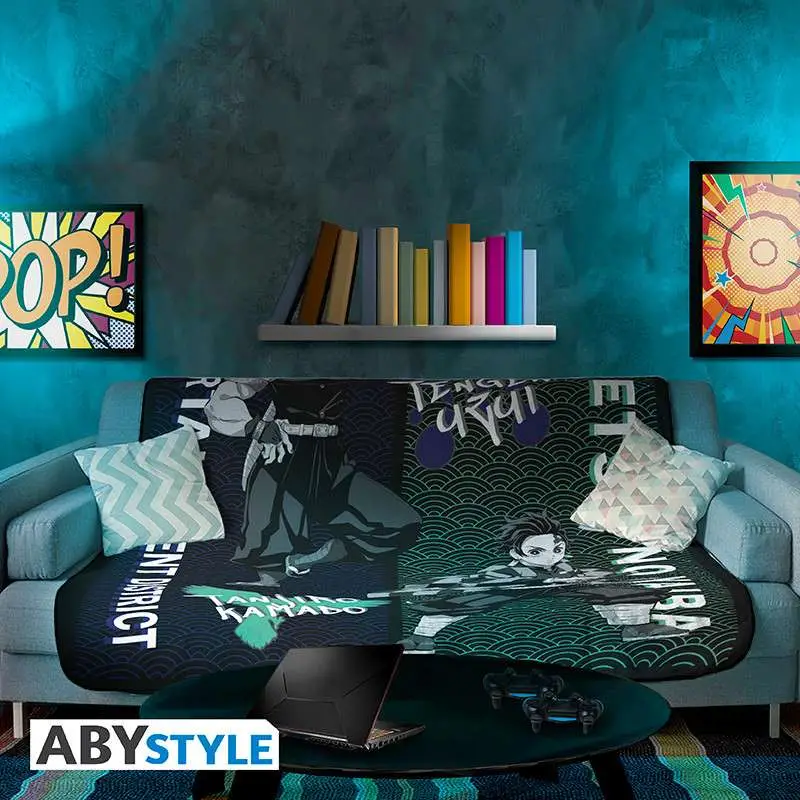 demon slayer tanjiro & tengen blanket