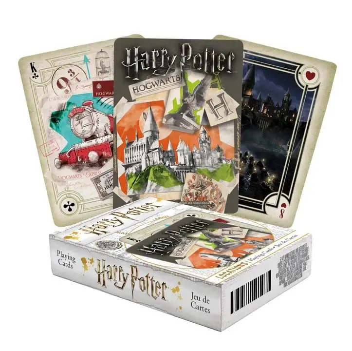 harry potter locations playing cards