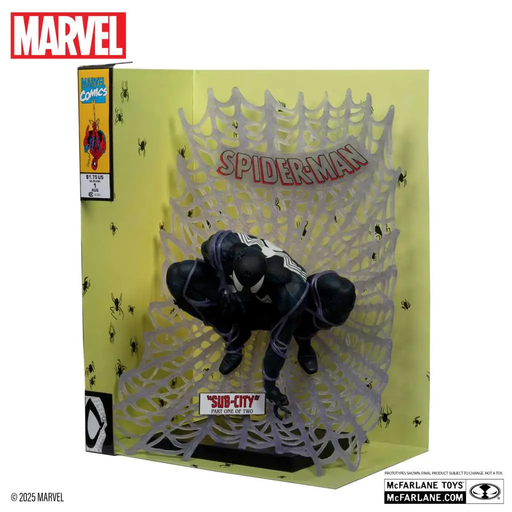 marvel collection 1:6th wv6 spider-man (spider-man #1 black suit)