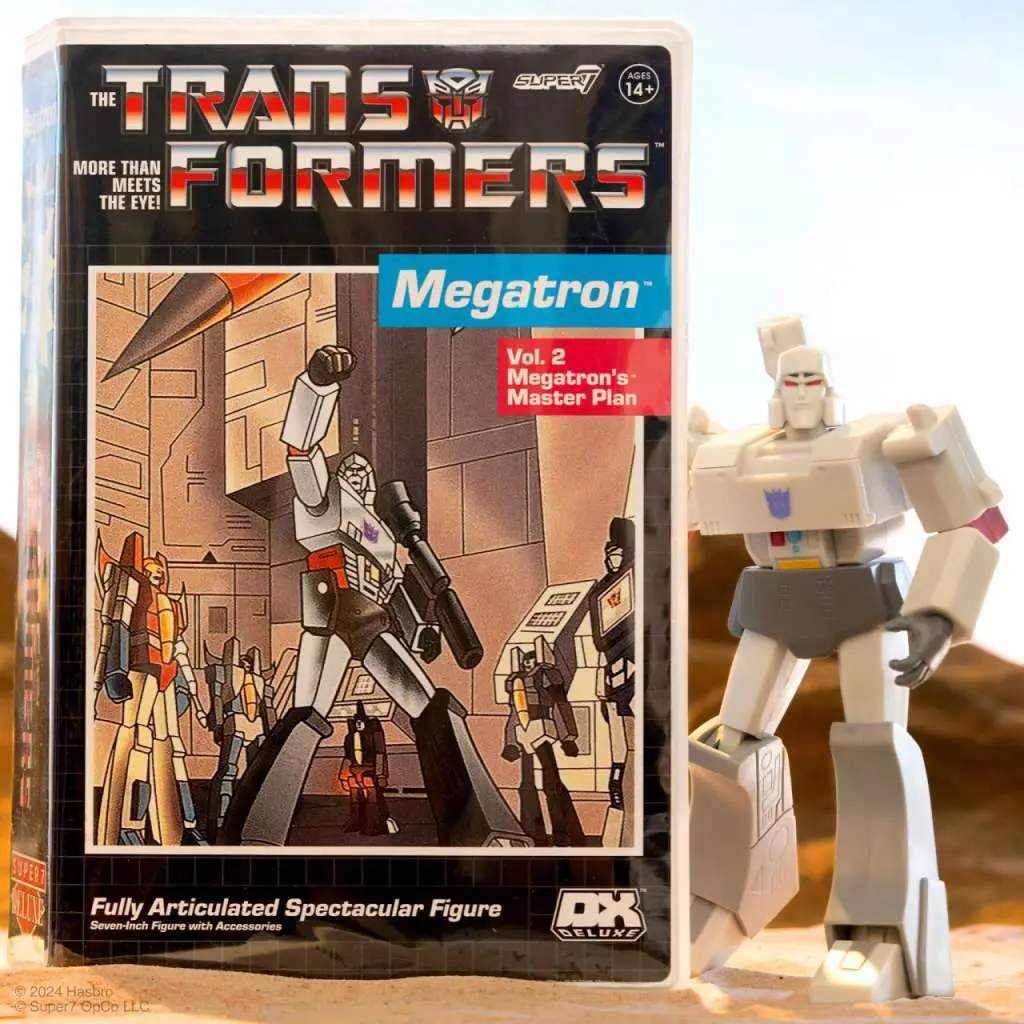 transformers deluxe megatron (vhs) figure