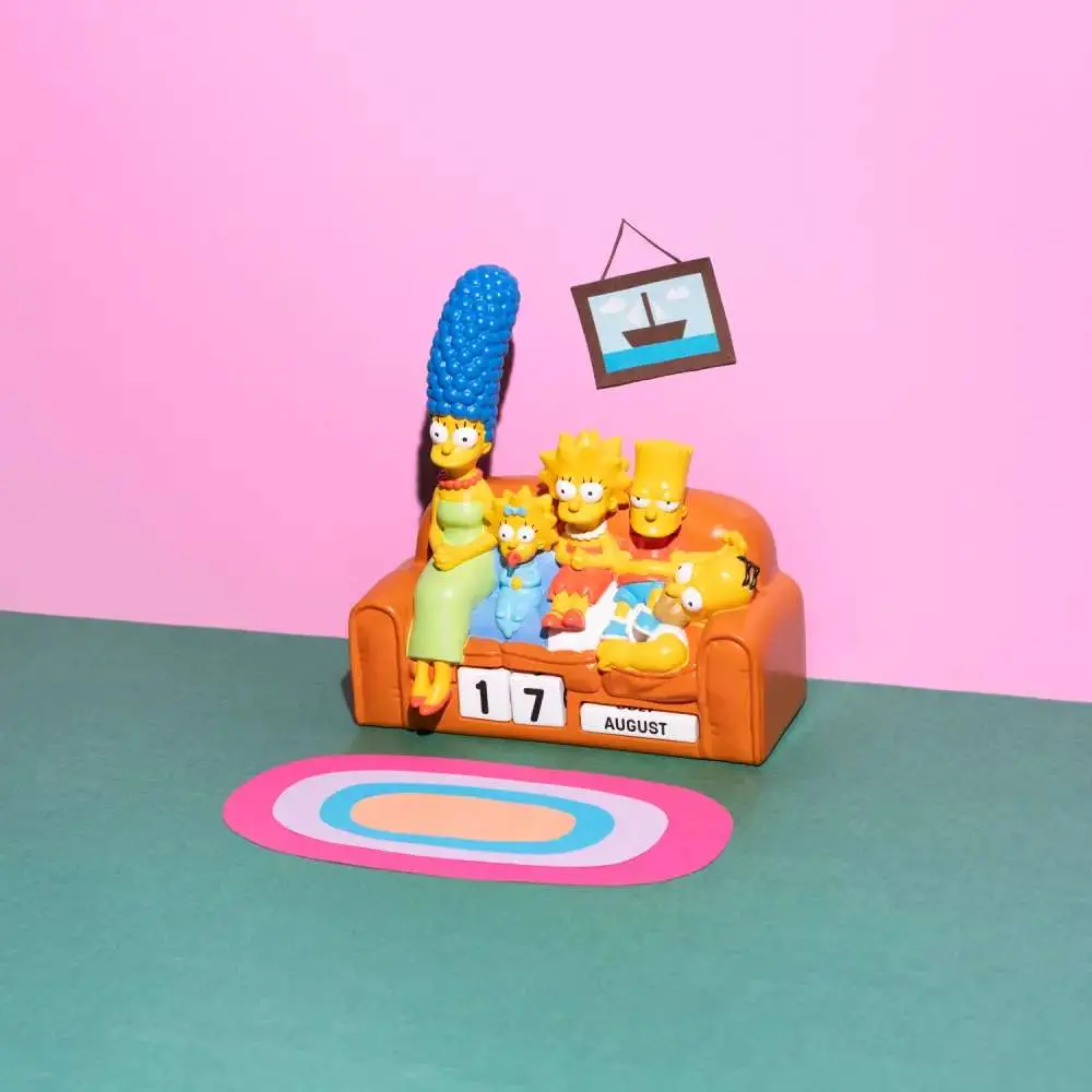 the simpsons family 3d perpetual calendar