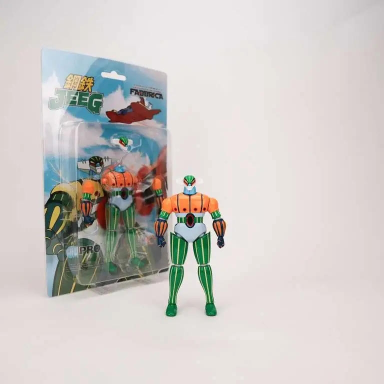 jeeg mini metal fabbrica retro (orange) action figure
