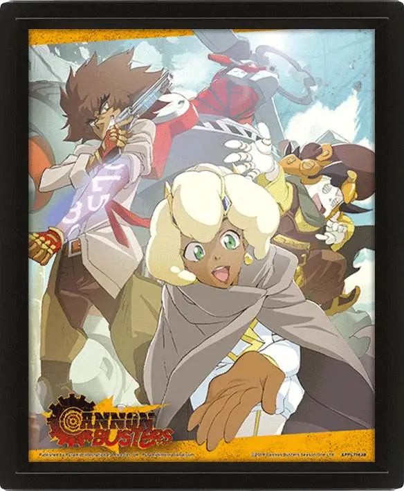 cannon busters poster 3d