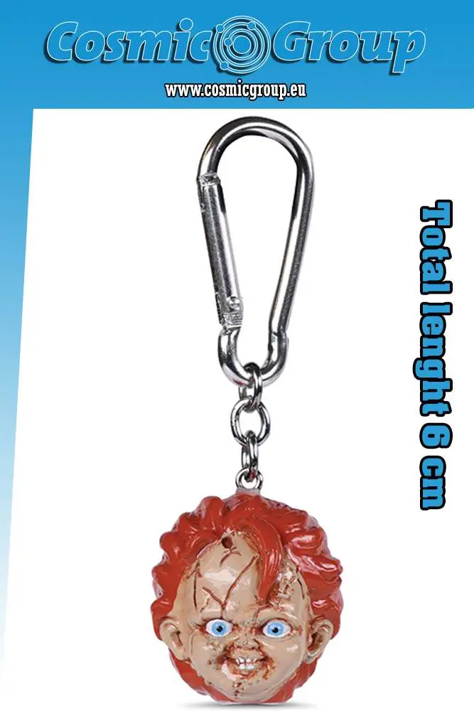 chucky resin 3d keychain