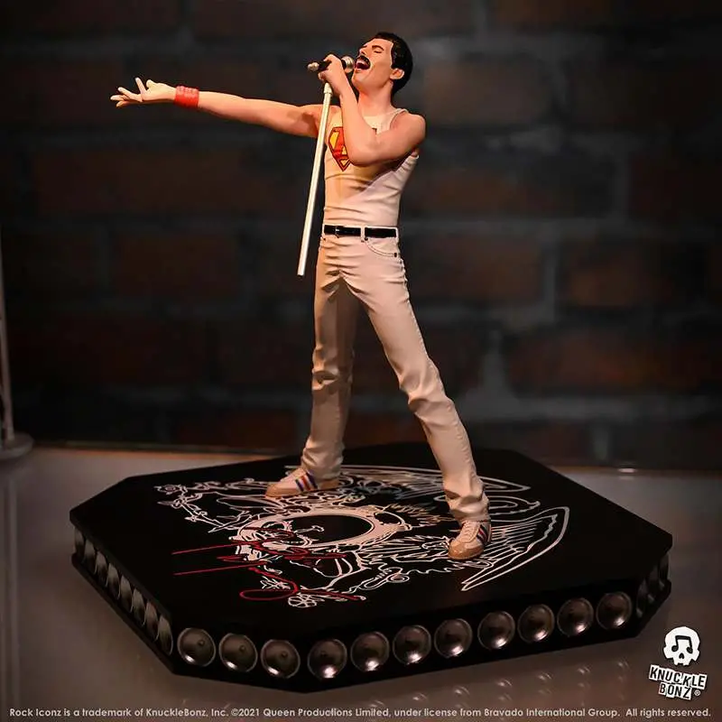 rock iconz queen freddie mercury statue
