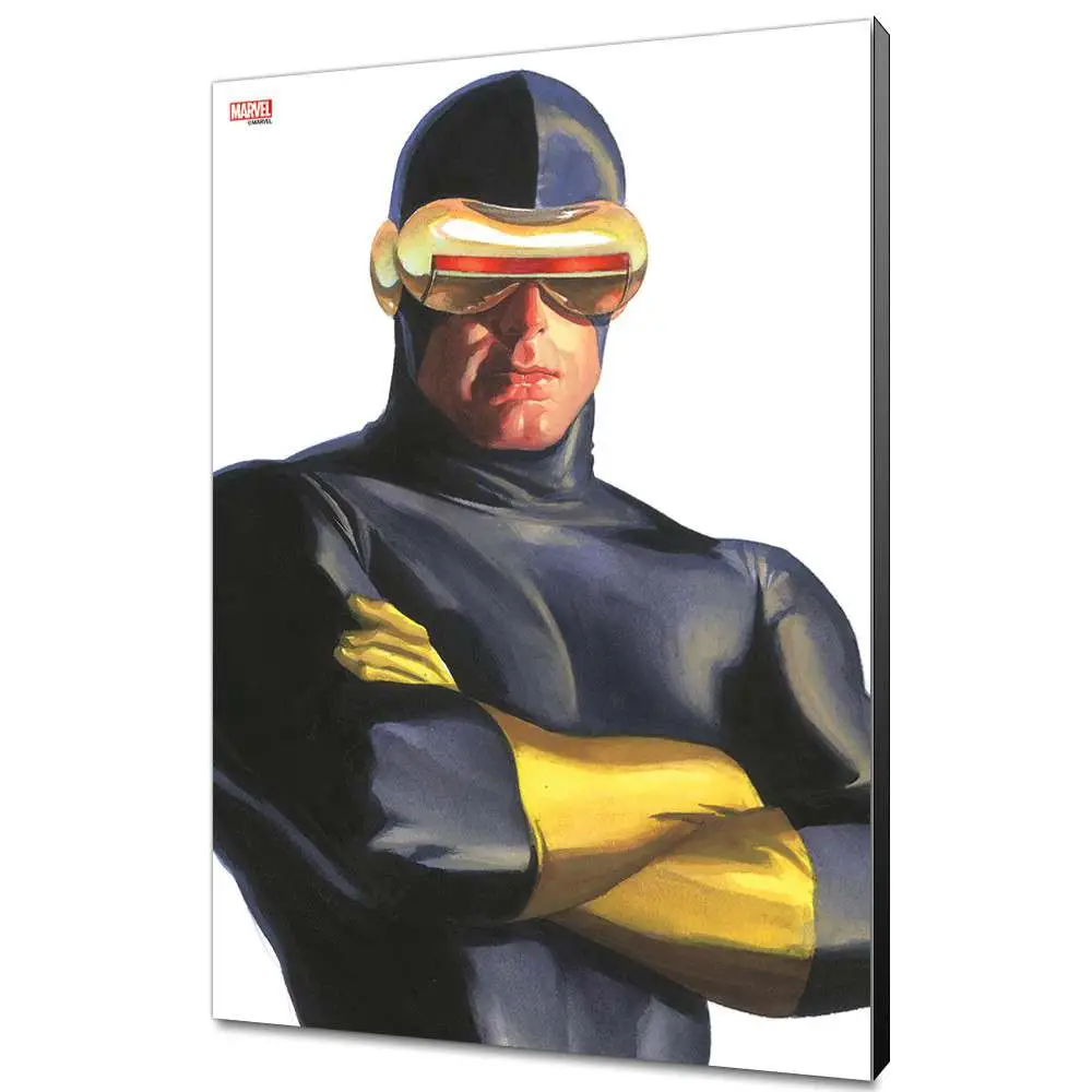 alex ross cyclops wood panel