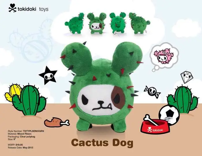 cactus dog plush