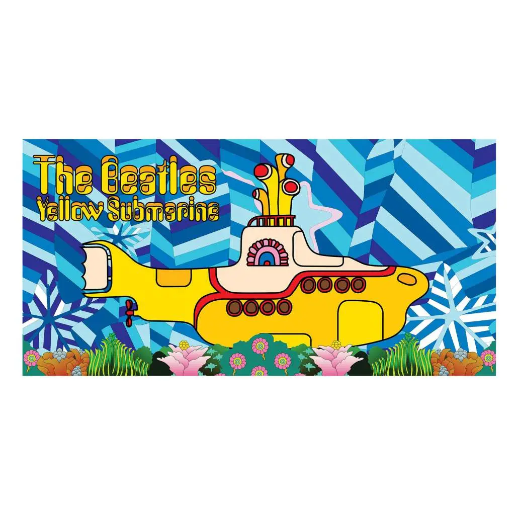 beatles yellow submarine towel