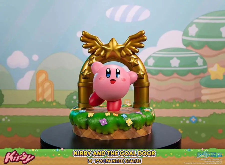 kirby goal door pvc statue