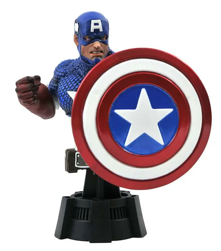 marvel comic captain america bust