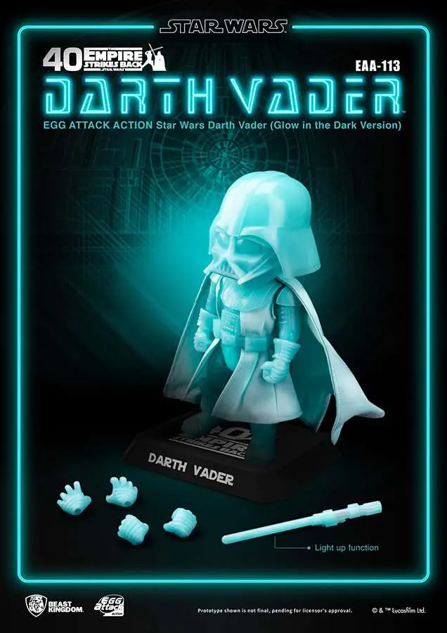 sw egg aa darth vader glow i/t dark ver