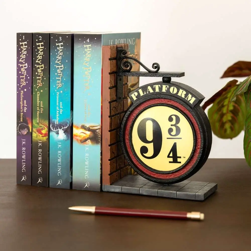 harry potter tracks 9 3/4 bookends