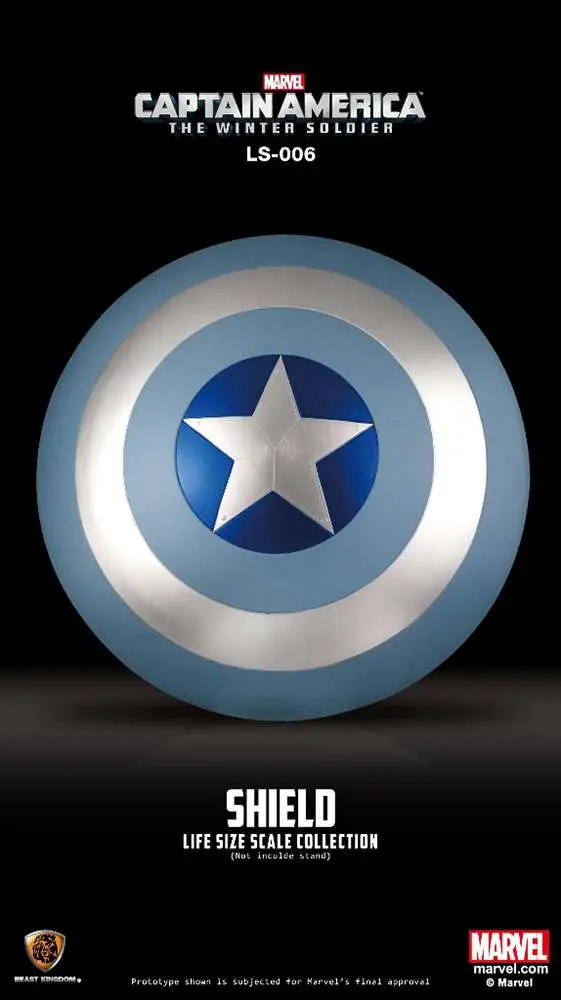 captain america 2 shield 1/1 blu ver rep