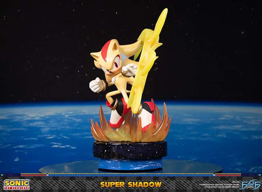 sonic super shadow statue