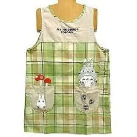 totoro green apron