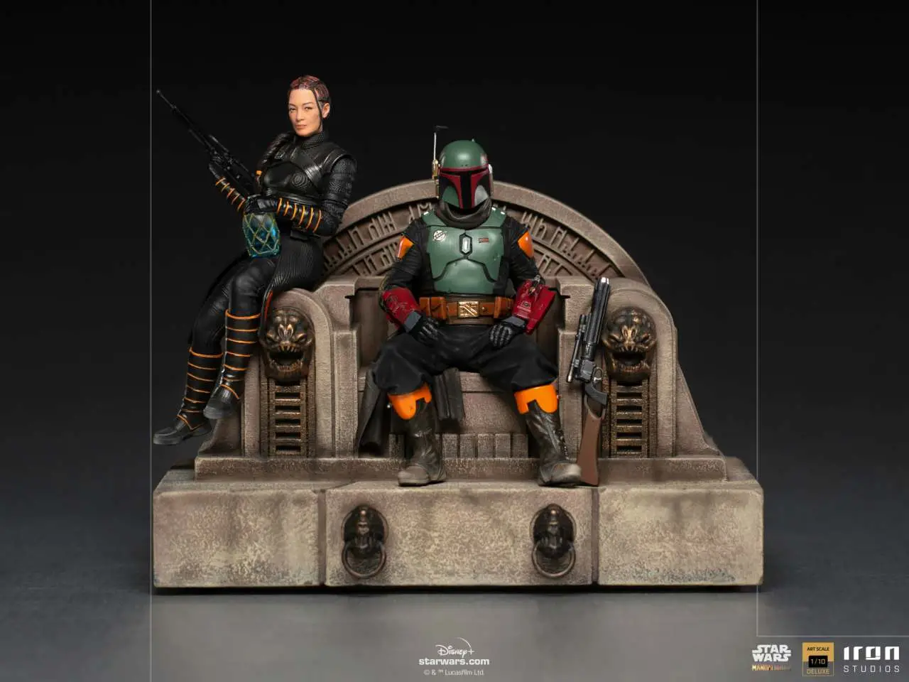 mandalorian bobafett and fennec dlx 1/10