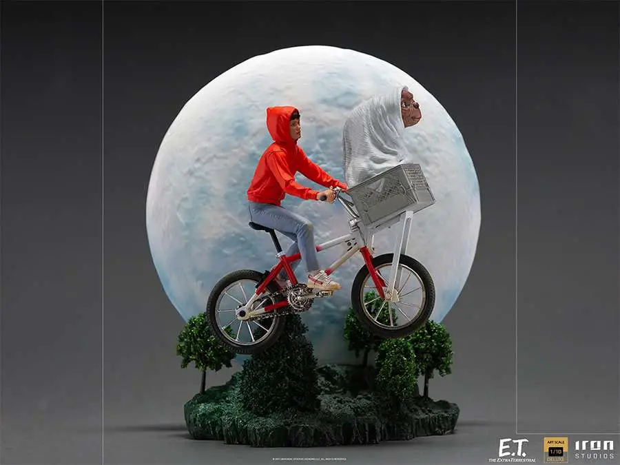 e.t. and elliot 1/10 art deluxe statue
