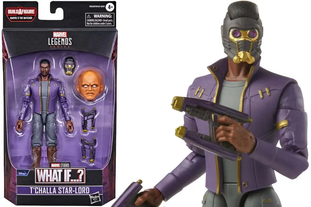 marvel legends tchalla star lord af