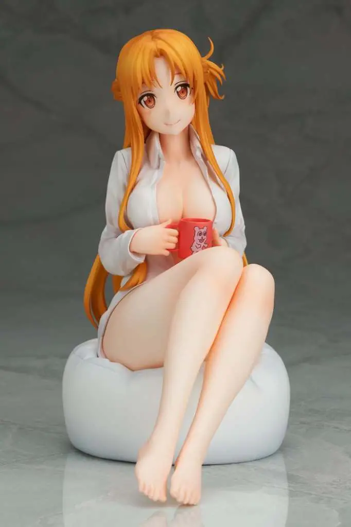 sao asuna yuuki white shirt 1/7 st