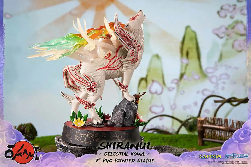 okami shiranui celestial howl pvc statue