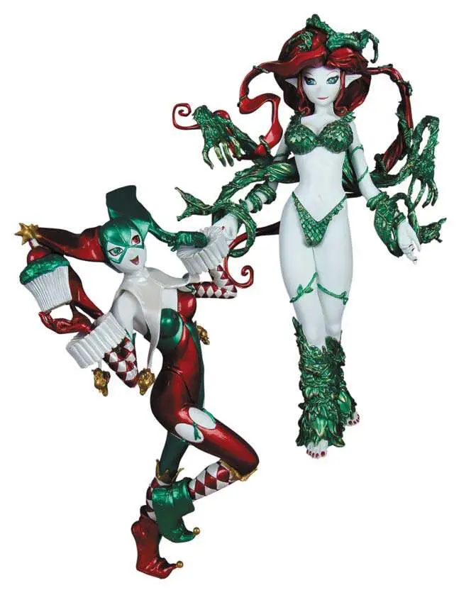 ame comi poison ivy harley quinn holiday