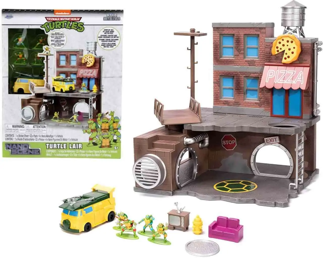 teenage mutant ninja turtle - lair diorama nano scene