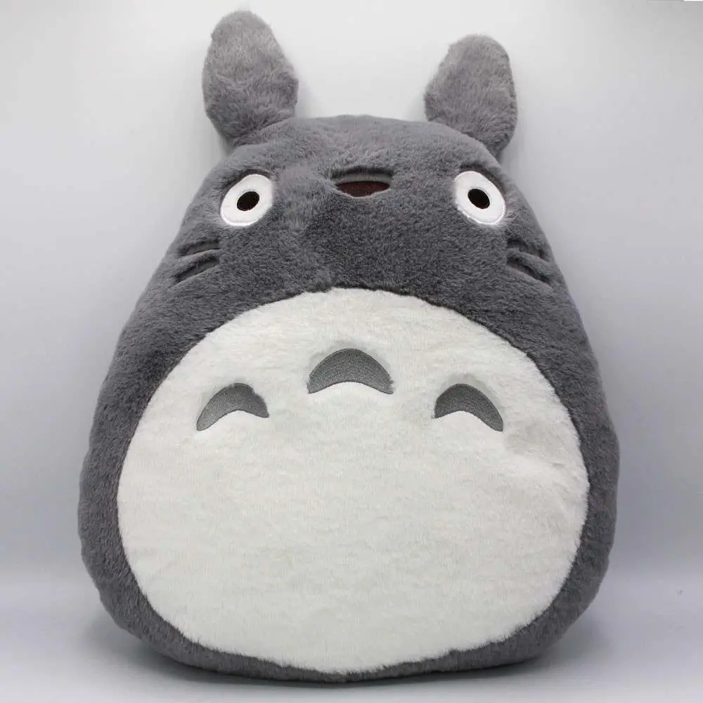 totoro nakayoshi grey cushion