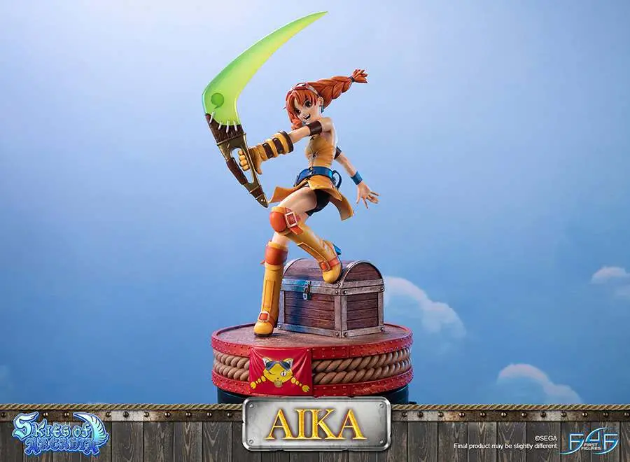 skies of arcadia aika statue