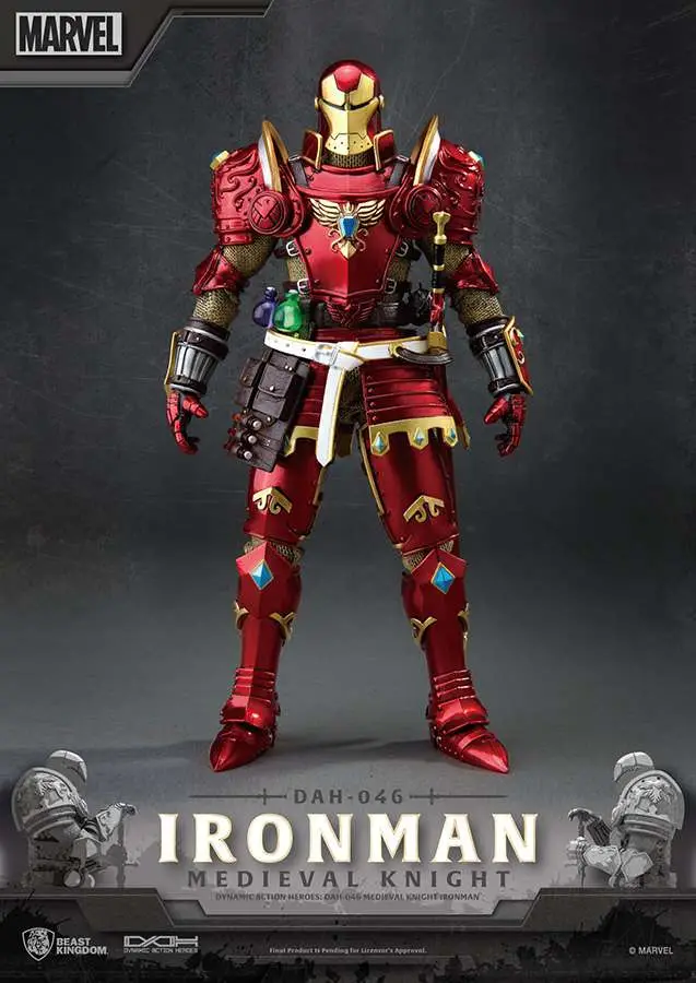 medieval knight iron man dah