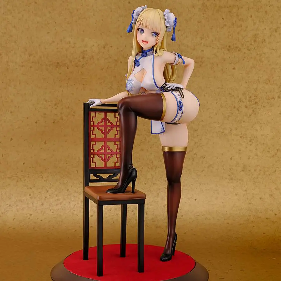 oekakizuki oriental girl statue