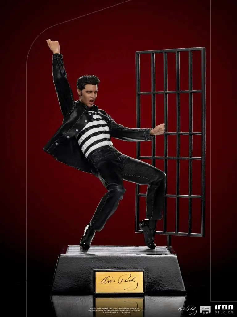 elvis presley jailhouse rock 1/10 statue