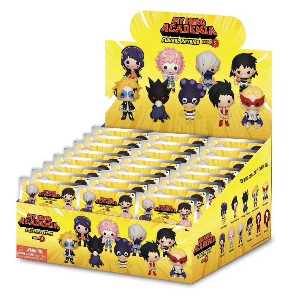 my hero academia series 5 bag clip blind box display (24)
